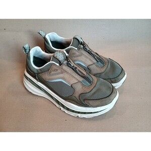 UGG Men's 8.5 Ugly Sneaker Dad Chunky Zip Shoe Marathon In olive Green  1113330